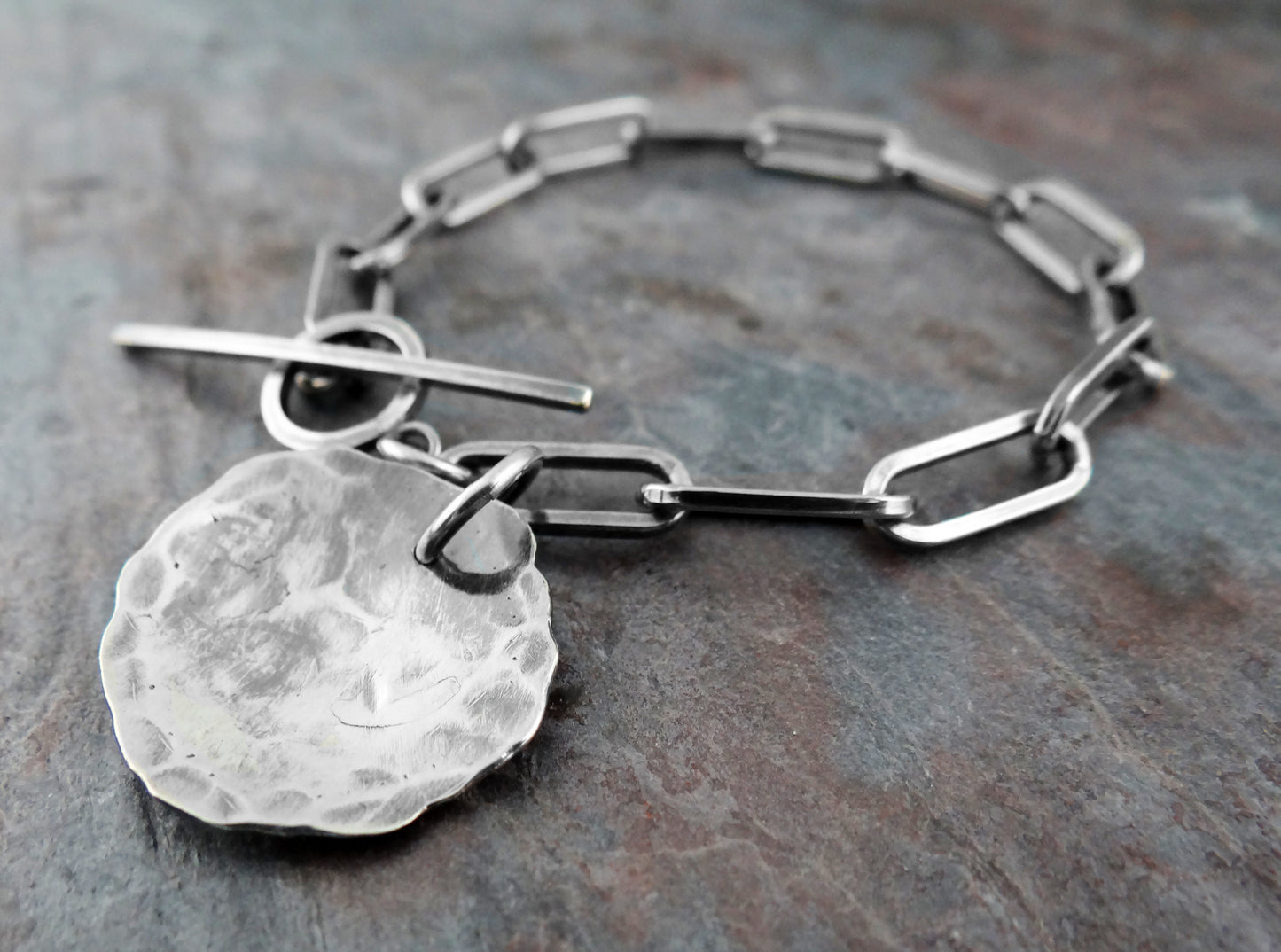 Industrial Paperclip Bracelet (6857)