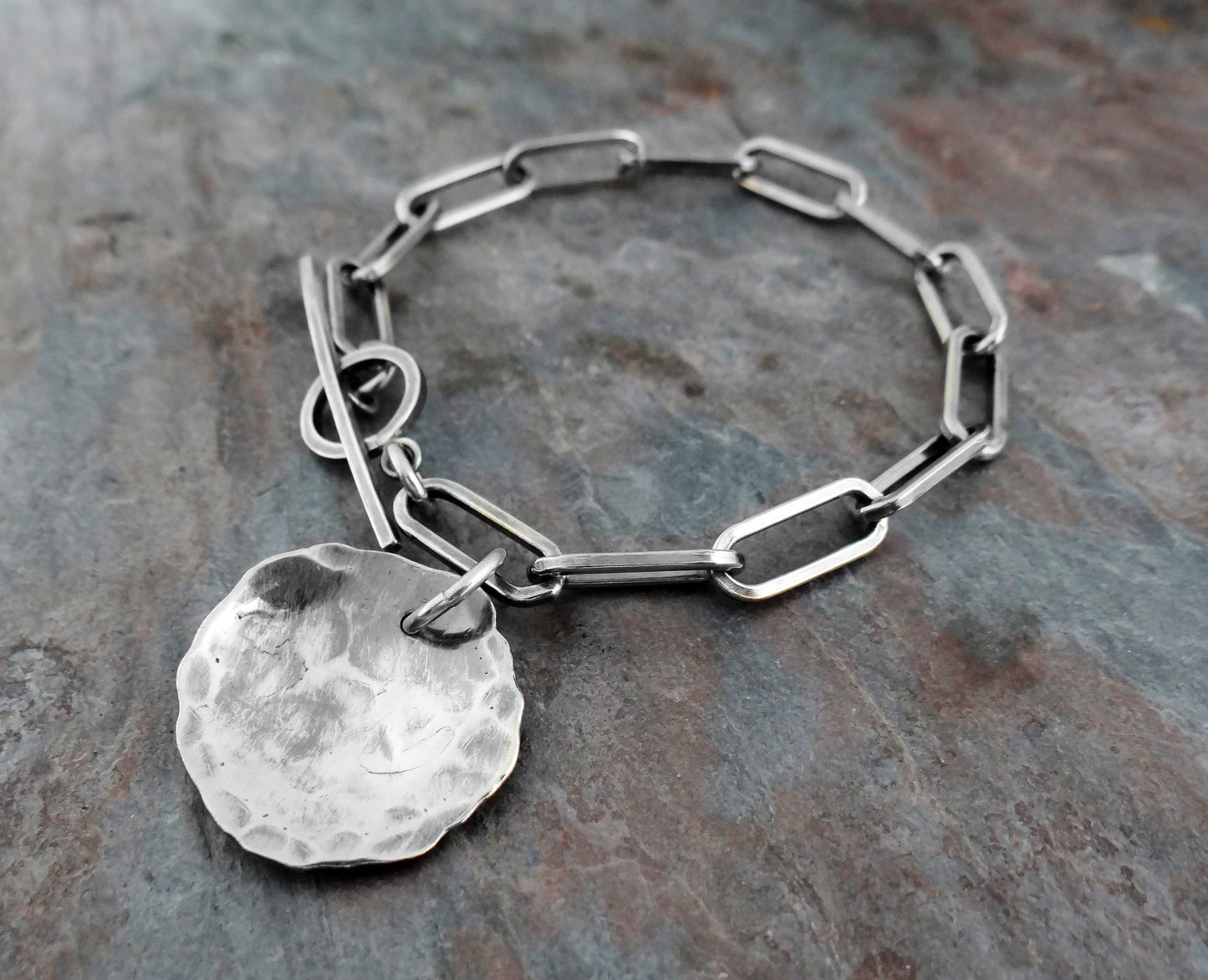 Industrial Paperclip Bracelet (6857)