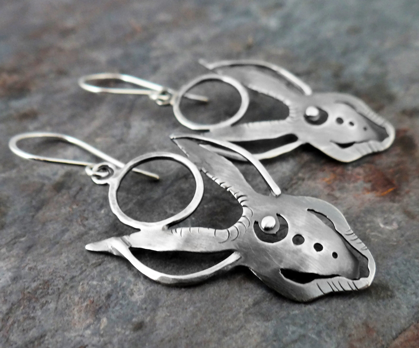 Not the Easter Bunny || sterling silver earrings (6960)