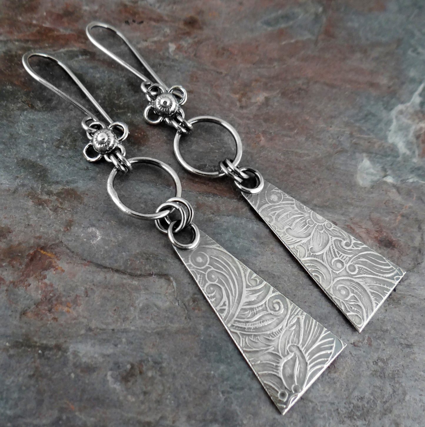 Industrial Flower Earrings II (7057)