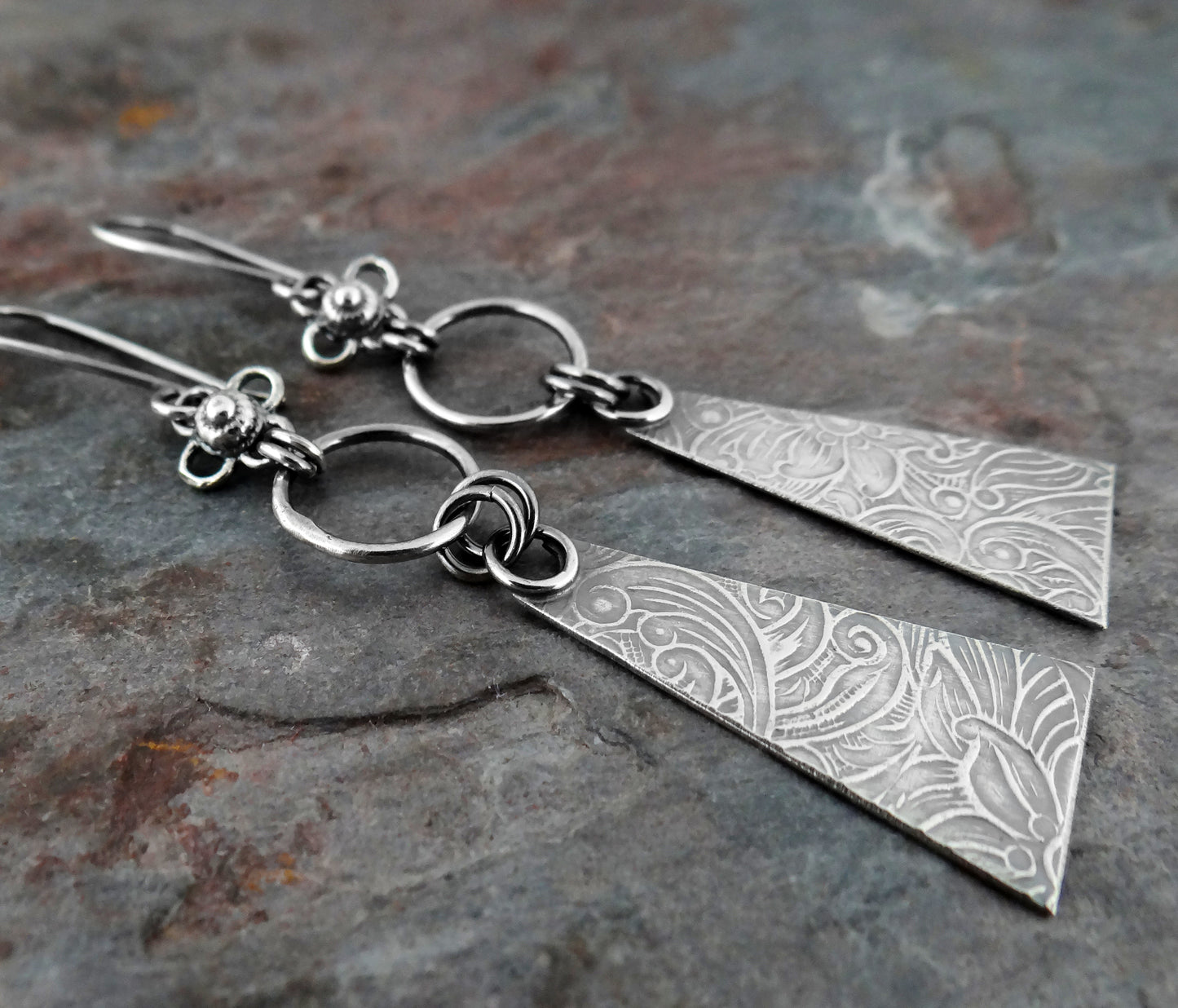 Industrial Flower Earrings II (7057)