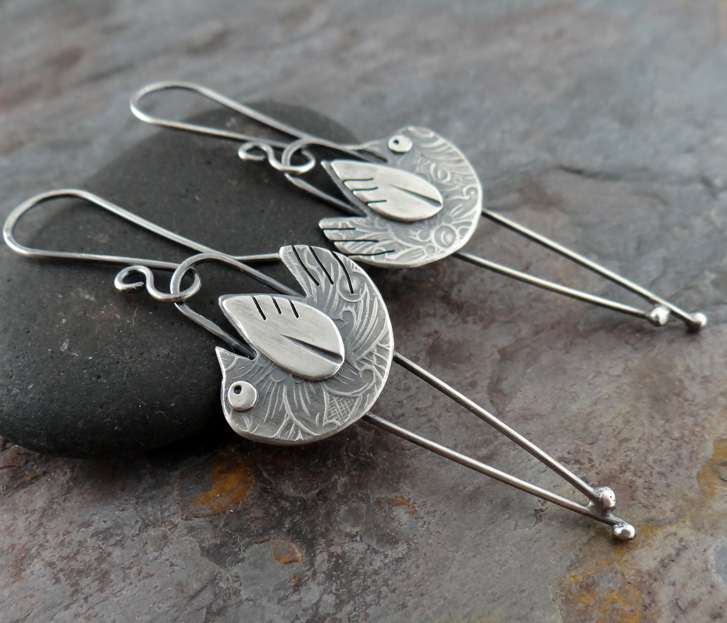 Long Leg Sparrow Earrings  (7032)