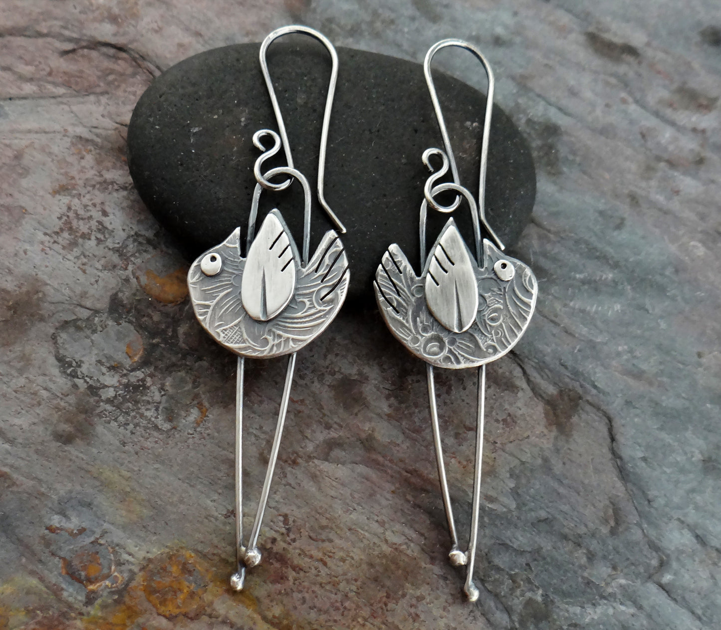 Long Leg Sparrow Earrings  (7032)