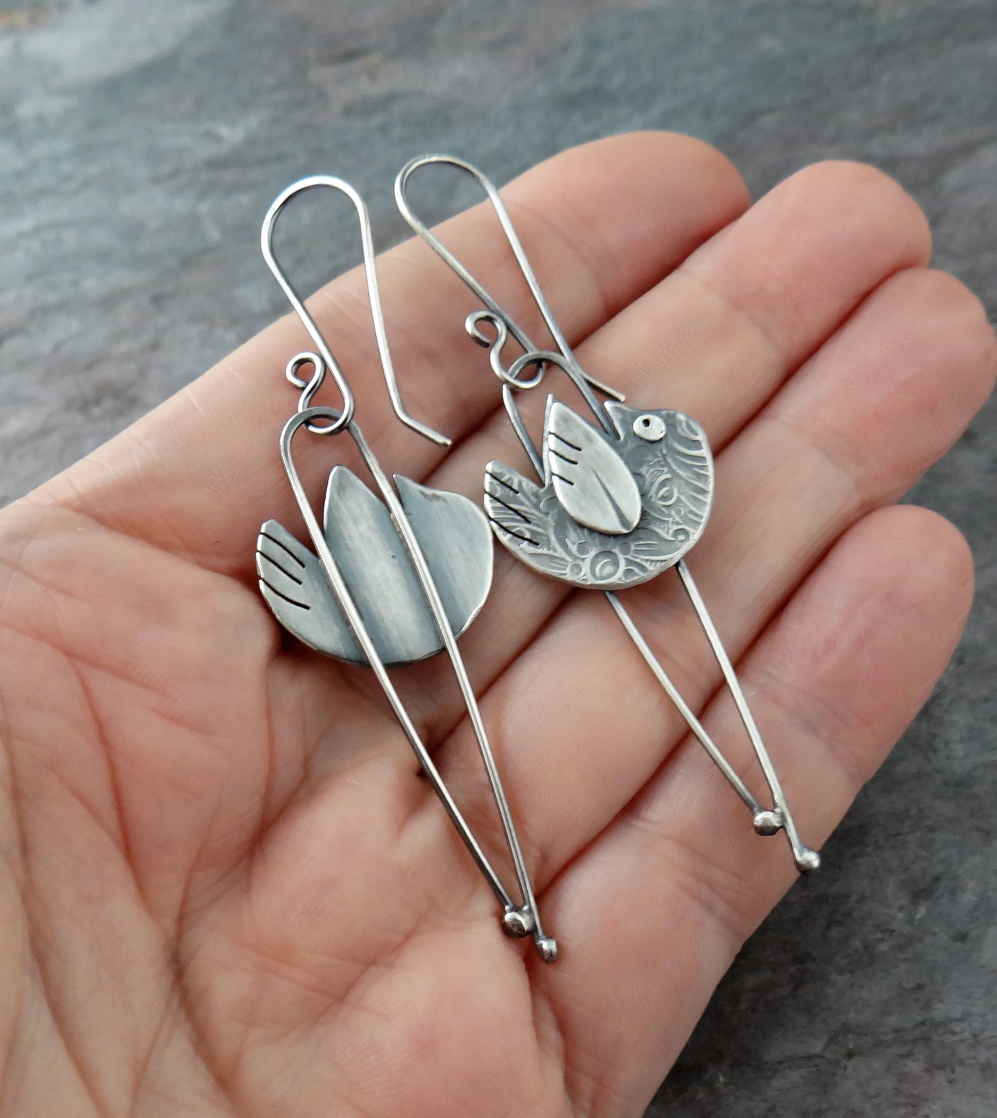 Long Leg Sparrow Earrings  (7032)