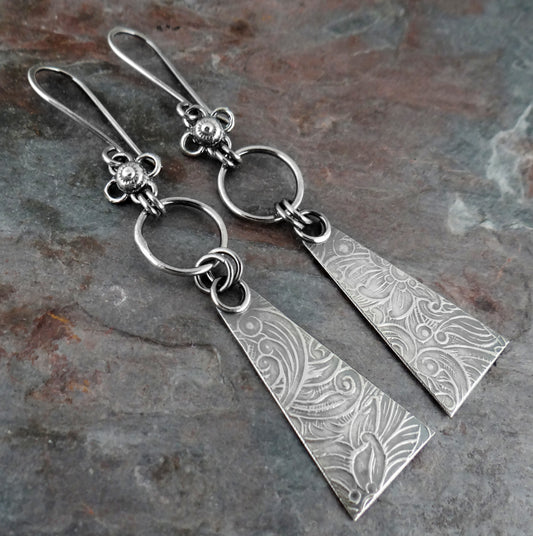 Industrial Flower Earrings II (7057)